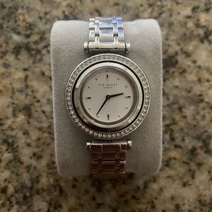Ted Baker Watch in silvertone
